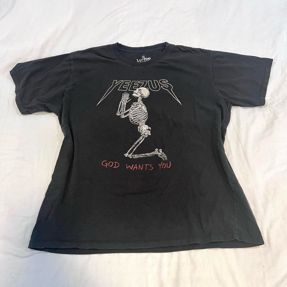 Yeezus Black Graphic T-Shirt